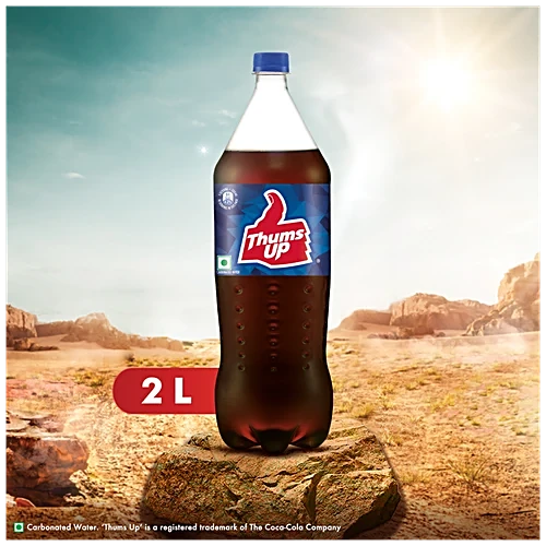 Thums Up Soft Drink PET Bottle, 2 Liter