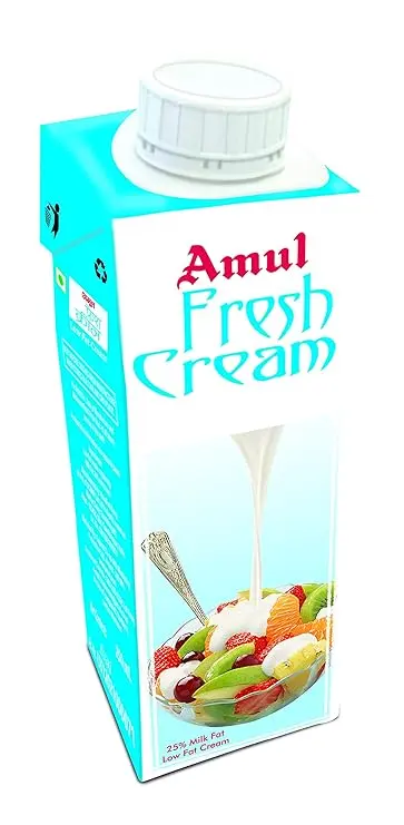 Amul Fresh Cream Tetra Pack, 250 ml