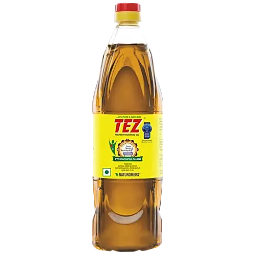 Kachchi Ghani Premium Mustard Oil, 500 ml PET Bottle
